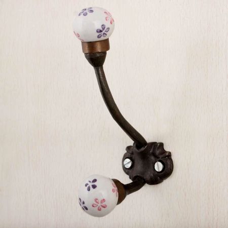 Pink Purple Tiny Iron Hooks-EHG-64